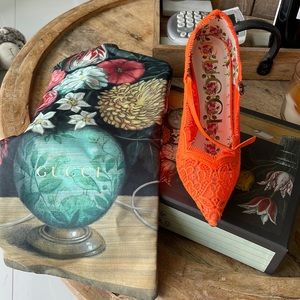 Gucci Orange Stunning Heels
